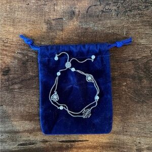 Elegant Silver Charm Bracelet